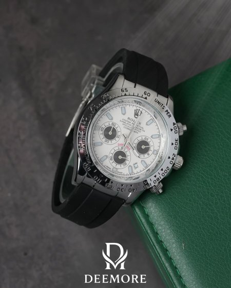 ساعة رولكس رجالي جلد