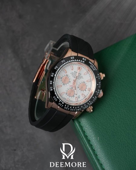 ساعة رولكس رجالي جلد