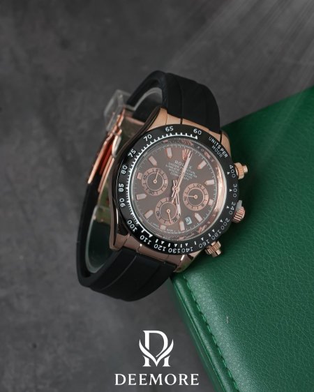 ساعة رولكس رجالي جلد